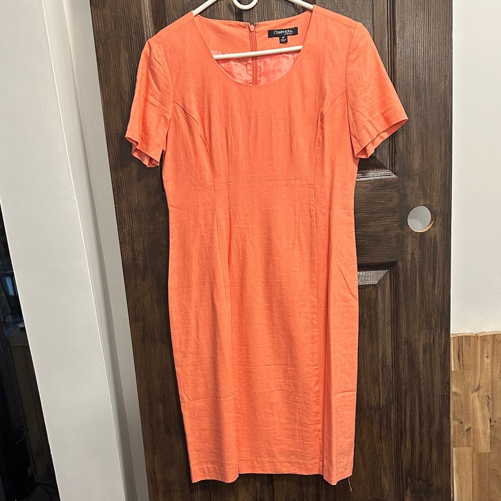 Chadwicks Women's Orange Dress